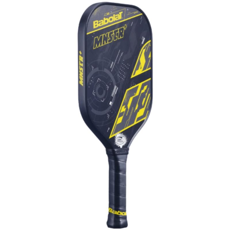 
                  
                    Babolat MNSTR Plus Pickleball Paddle Front Angle
                  
                