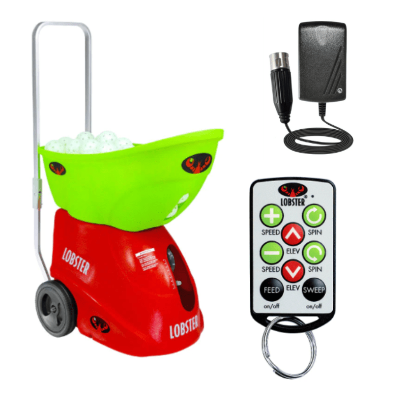 
                  
                    Lobster Sports Pickleball Machine Internal Battery + 10-Function Remote (Includes Standard Charger) The Pickle Two- Pickleball Machine by Lobster
                  
                